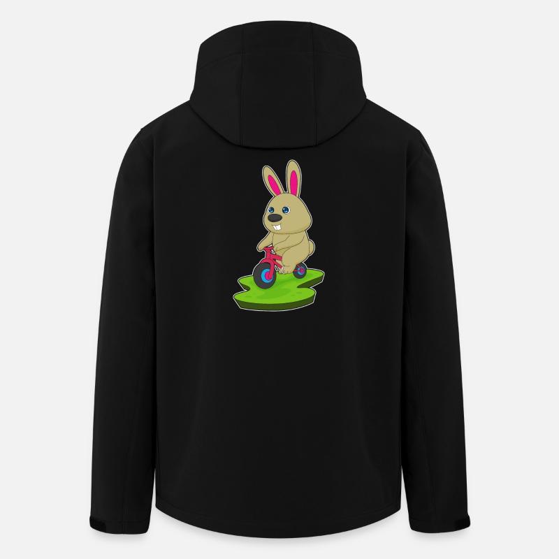 Lapin Vélo - Veste softshell homme en polyester recyclé Stanley/Stella - noir