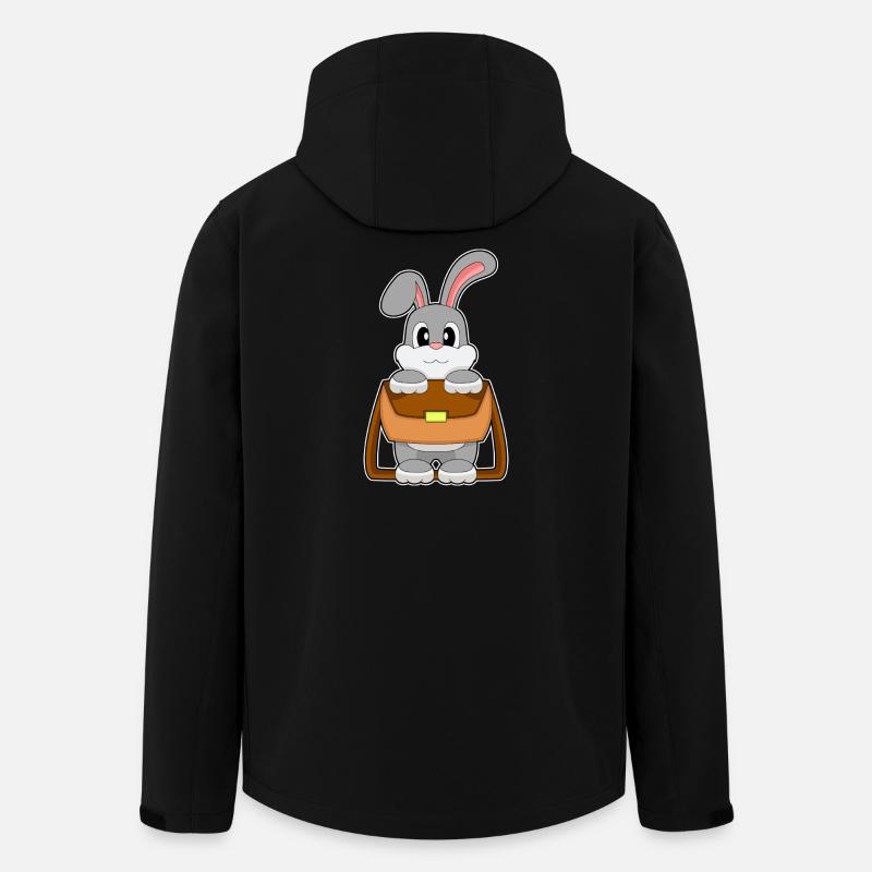 Hase Umhängetasche - Recycelte Männer Softshell-Jacke von Stanley/Stella - Schwarz