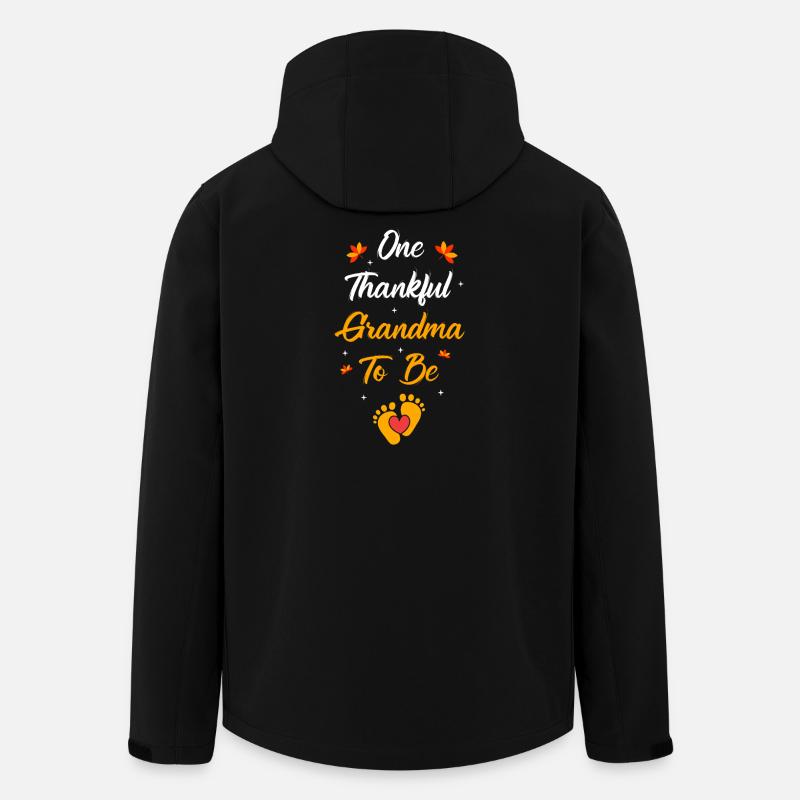 Thanksgiving Gender Reveal Werdende Mutter - Recycelte Männer Softshell-Jacke von Stanley/Stella - Schwarz