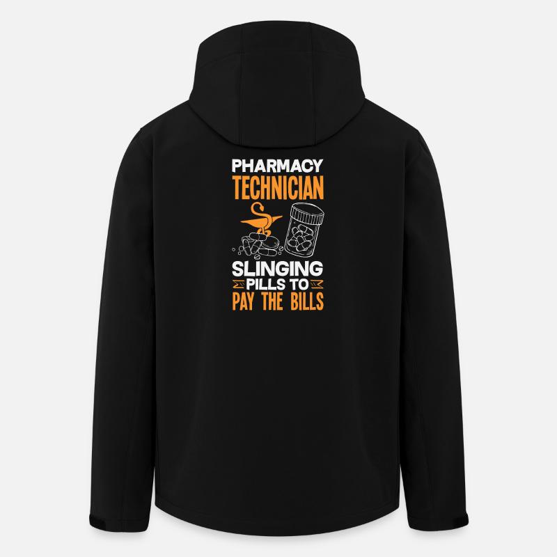 Apotheker Pharmazeutisch-technischer - Recycelte Männer Softshell-Jacke von Stanley/Stella - Schwarz