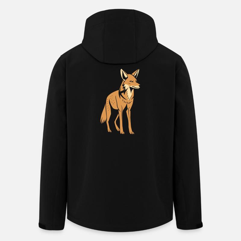 Schakal - Recycelte Männer Softshell-Jacke von Stanley/Stella - Schwarz