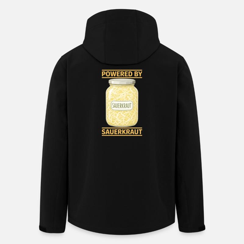 Sauerkraut Gerichte Sauerkohl Geschenke - Recycelte Männer Softshell-Jacke von Stanley/Stella - Schwarz