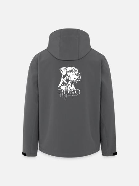 DOGO ARGENTINO Hunde Portrait Hund Wilsigns - Recycelte Männer Softshell-Jacke von Stanley/Stella - Schwarz
