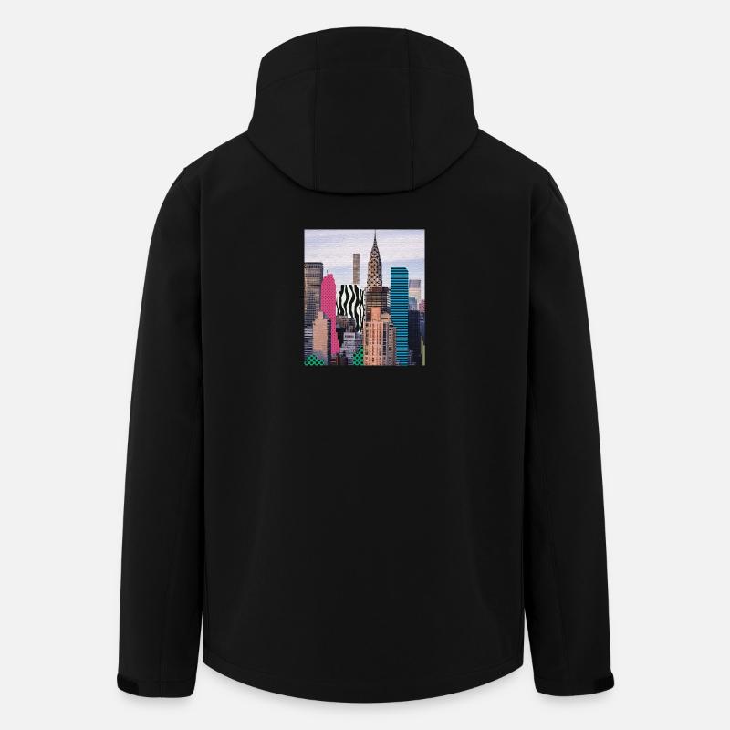 nyc - Recycelte Männer Softshell-Jacke von Stanley/Stella - Schwarz