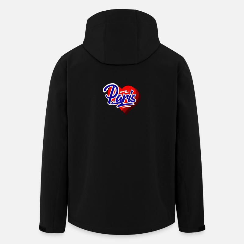 Paris - Recycelte Männer Softshell-Jacke von Stanley/Stella - Schwarz