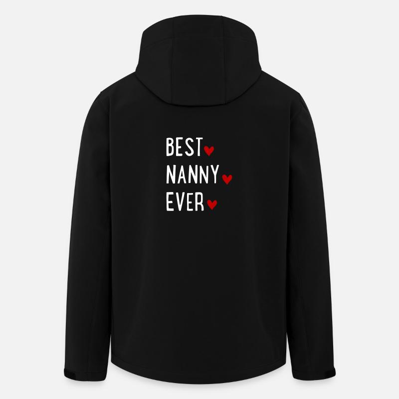 Nanny - Recycelte Männer Softshell-Jacke von Stanley/Stella - Schwarz