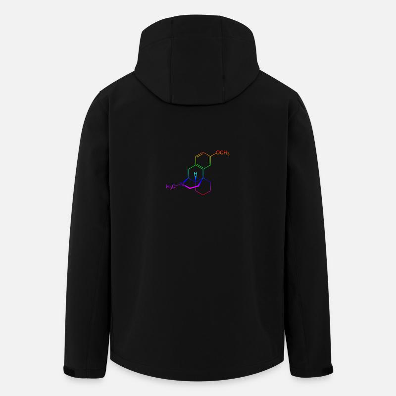 Dextromethorphan DXM Strukturformel - Recycelte Männer Softshell-Jacke von Stanley/Stella - Schwarz