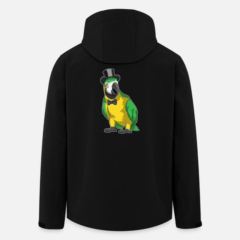 Parrot Groom Cylindre Mariage - Veste softshell homme en polyester recyclé Stanley/Stella - noir