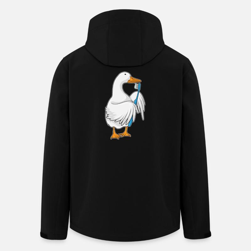 Duck Toothbrush - Men’s Recycled Softshell Jacket by Stanley/Stella - black