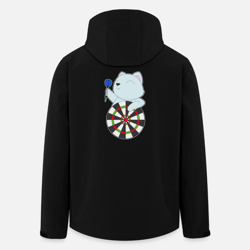 Cible de fléchettes pour chat - Veste softshell homme en polyester recyclé Stanley/Stella - noir