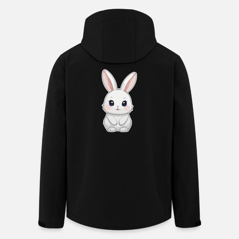 Lapin, Lapin, Lapin De Pâques - Veste softshell homme en polyester recyclé Stanley/Stella - noir