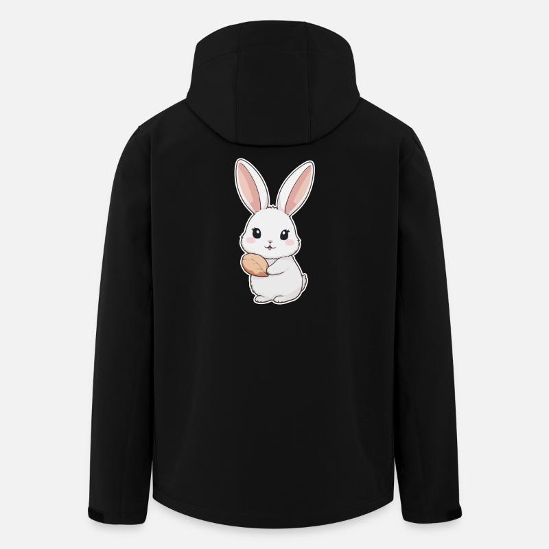 Bunny, Rabbit, Easter Bunny - Men’s Recycled Softshell Jacket by Stanley/Stella - black