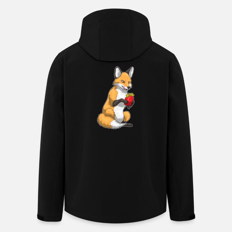 Frites Fuchs - Veste softshell homme en polyester recyclé Stanley/Stella - noir