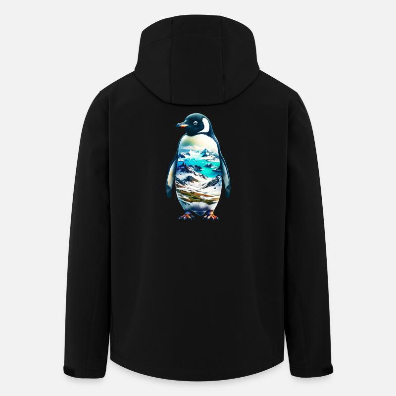Pingouin - Veste softshell homme en polyester recyclé Stanley/Stella - noir