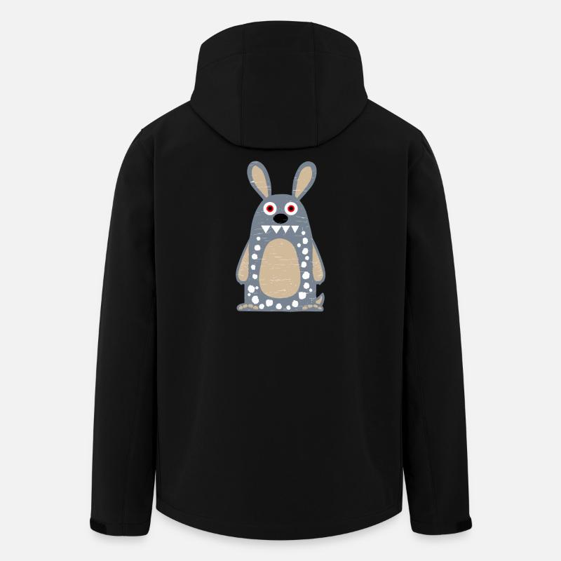 Crazy Rabbit - Men’s Recycled Softshell Jacket by Stanley/Stella - black