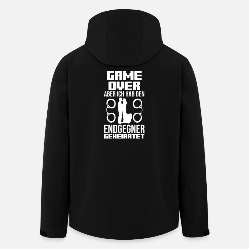 Bräutigam Polterabend Junggesellenabschied - Recycelte Männer Softshell-Jacke von Stanley/Stella - Schwarz