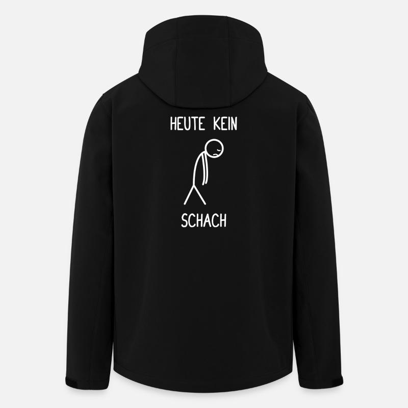 Pas de joueur d’échecs aujourd’hui - Veste softshell homme en polyester recyclé Stanley/Stella - noir