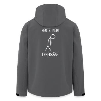 Pas de pain de viande aujourd’hui - Veste softshell homme en polyester recyclé Stanley/Stella - noir - Dos - AI Model Male 185 light (185cm)