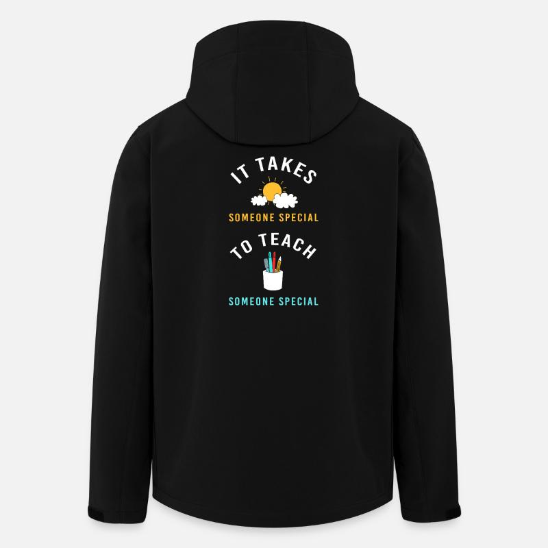 Sonderschule Lehrer Förderschule Pädagoge - Recycelte Männer Softshell-Jacke von Stanley/Stella - Schwarz