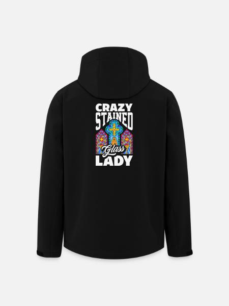 Buntglas-kunst Buntglas-künstler - Recycelte Männer Softshell-Jacke von Stanley/Stella - Schwarz