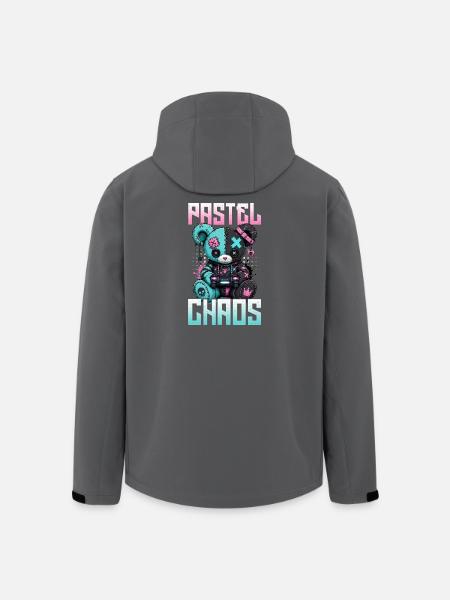 Pastel Goth Soft Goth Gaming Gamer - Men’s Recycled Softshell Jacket by Stanley/Stella - black