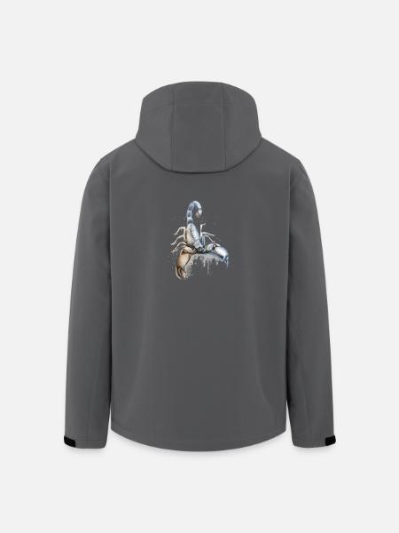 Sternzeichen Skorpion - Recycelte Männer Softshell-Jacke von Stanley/Stella - Schwarz