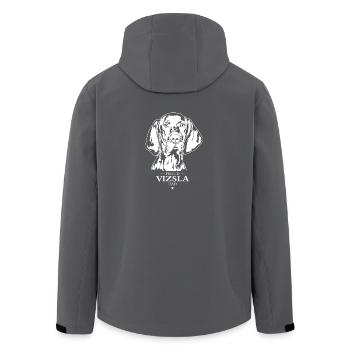Vizsla Dad Hunde Hund Magyar Vizsla Wilsigns - Recycelte Männer Softshell-Jacke von Stanley/Stella - Schwarz - Hinten - AI Model Male 185 light (185cm)