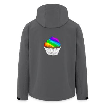 Petit gâteau - Veste softshell homme en polyester recyclé Stanley/Stella - noir - Dos - AI Model Male 185 light (185cm)