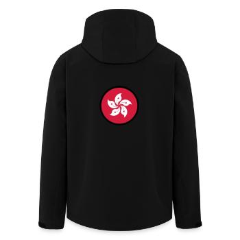 Sous le signe de Hong Kong - Veste softshell homme en polyester recyclé Stanley/Stella - noir - Dos - AI Model Male 185 light (185cm)