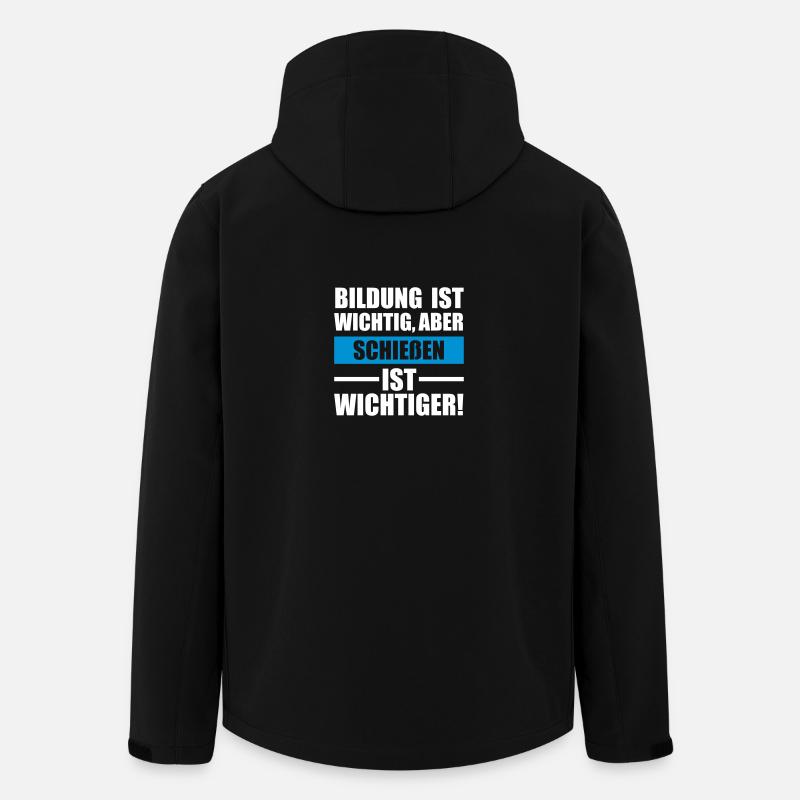 Schießen Sportart - Recycelte Männer Softshell-Jacke von Stanley/Stella - Schwarz