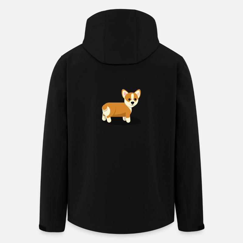 Corgi - Veste softshell homme en polyester recyclé Stanley/Stella - noir