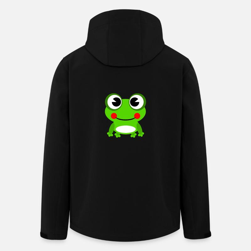 grenouille - Veste softshell homme en polyester recyclé Stanley/Stella - noir