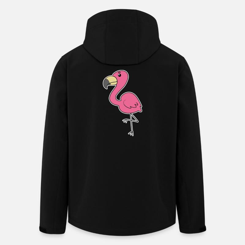 Flamingo - Men’s Recycled Softshell Jacket by Stanley/Stella - black