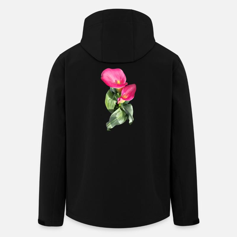 CALLASPink Calla Blossom Magic - Men’s Recycled Softshell Jacket by Stanley/Stella - black
