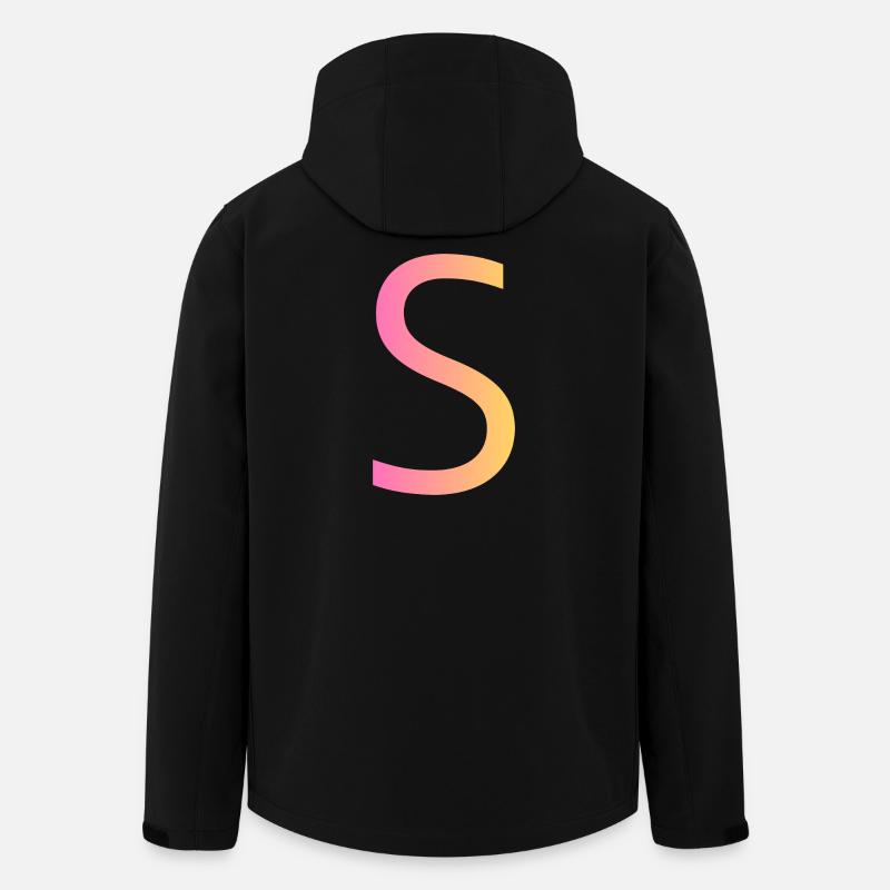 S - Recycelte Männer Softshell-Jacke von Stanley/Stella - Schwarz