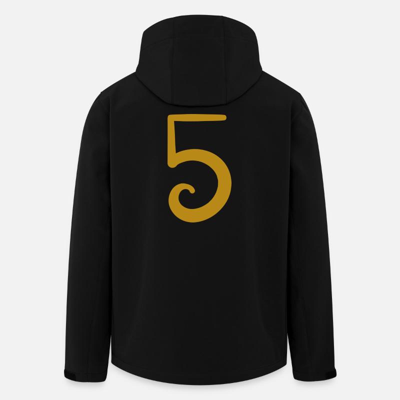 5 - Recycelte Männer Softshell-Jacke von Stanley/Stella - Schwarz
