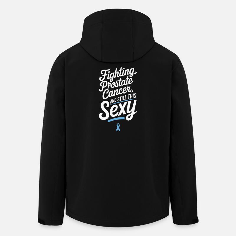 Sexy Gegen Prostatakrebs - Recycelte Männer Softshell-Jacke von Stanley/Stella - Schwarz