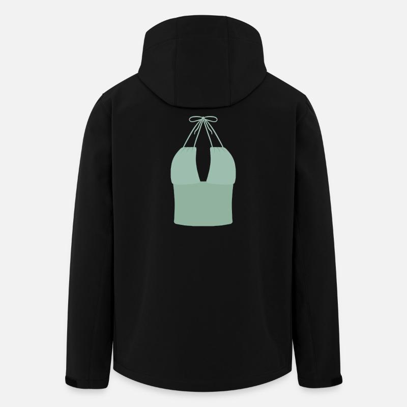 Mint Halter Bikini-Oberteil - Recycelte Männer Softshell-Jacke von Stanley/Stella - Schwarz