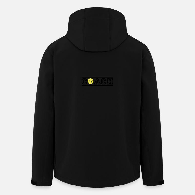 Tennis Coach - Recycelte Männer Softshell-Jacke von Stanley/Stella - Schwarz