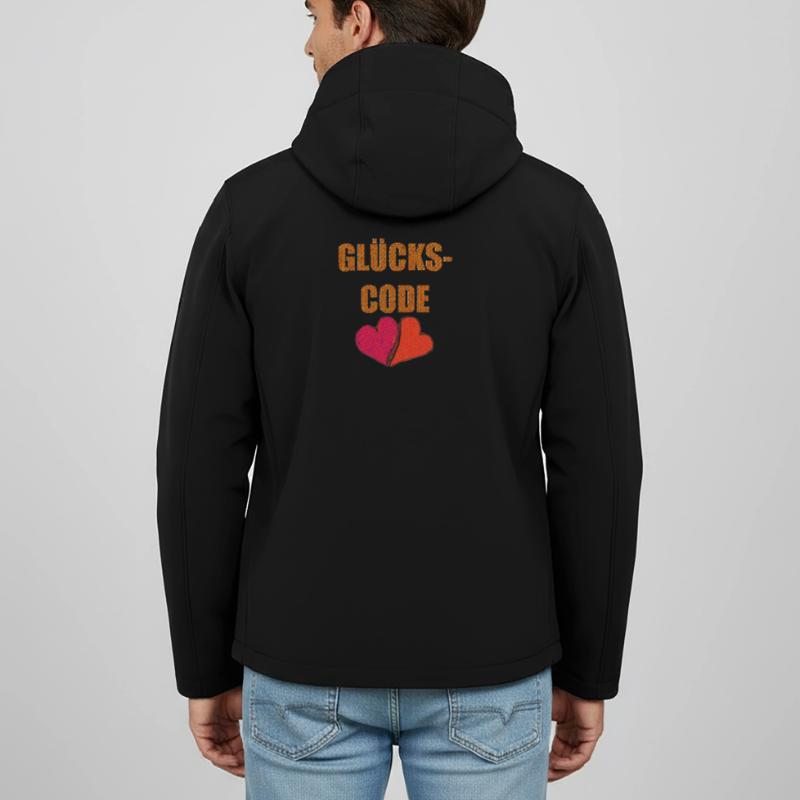 GLÜCKS CODE Recycelte Männer Softshell-Jacke von Stanley/Stella