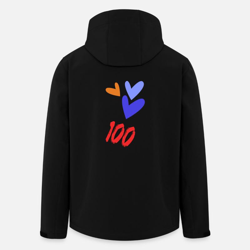 100. 100 JAHRE. 100-jähriges JUBILÄUM. GEBURTSTAG 100 - Recycelte Männer Softshell-Jacke von Stanley/Stella - Schwarz