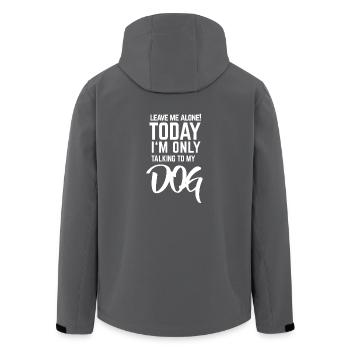 chien - Veste softshell homme en polyester recyclé Stanley/Stella - noir - Dos - AI Model Male 185 light (185cm)
