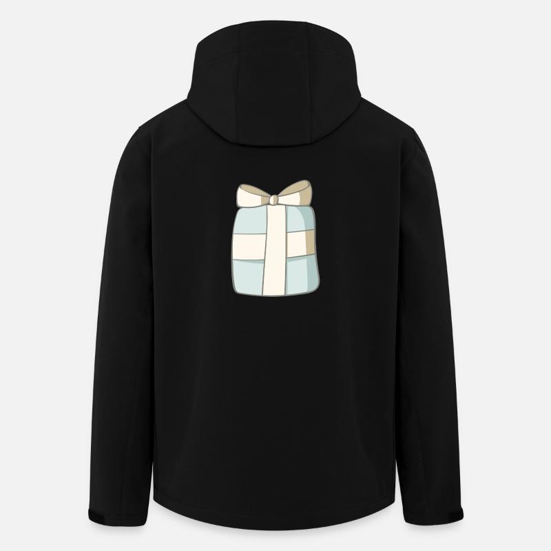 Cadeau - Veste softshell homme en polyester recyclé Stanley/Stella - noir