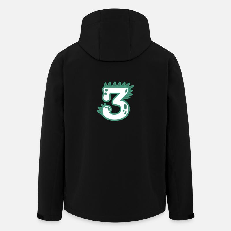 Numéro 3 - Veste softshell homme en polyester recyclé Stanley/Stella - noir