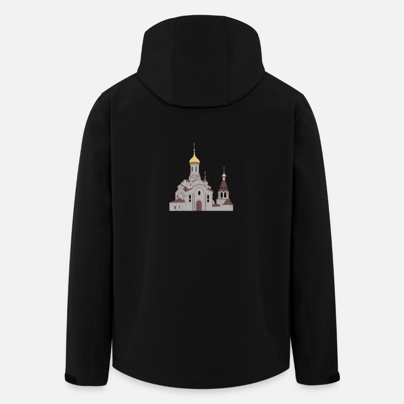 Orthodoxe Kirche - Recycelte Männer Softshell-Jacke von Stanley/Stella - Schwarz