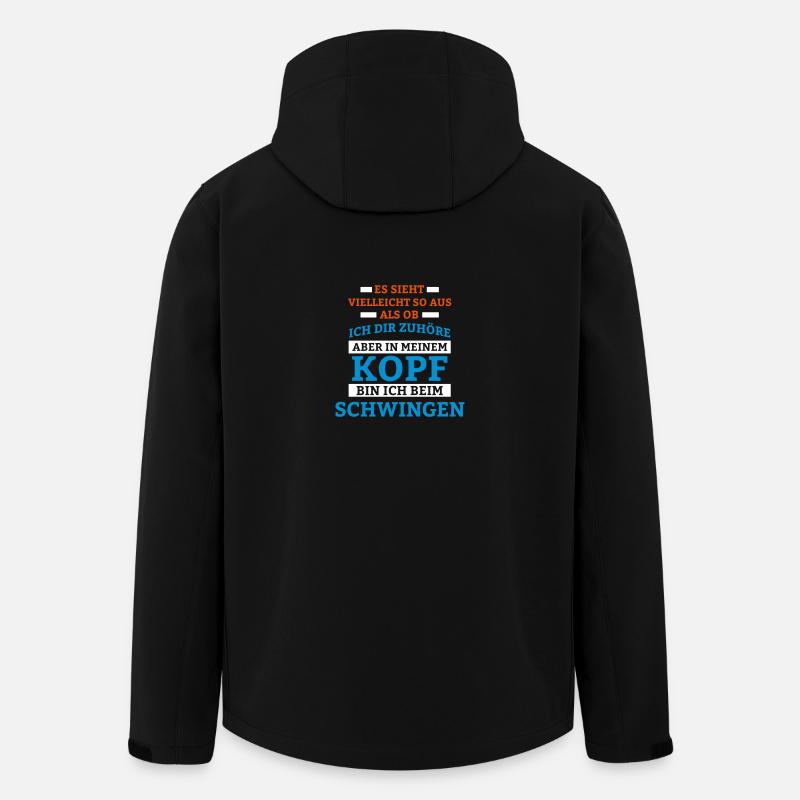 Schwingen Sportart - Recycelte Männer Softshell-Jacke von Stanley/Stella - Schwarz