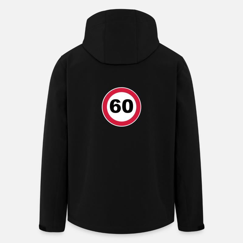 60e anniversaire - Veste softshell homme en polyester recyclé Stanley/Stella - noir