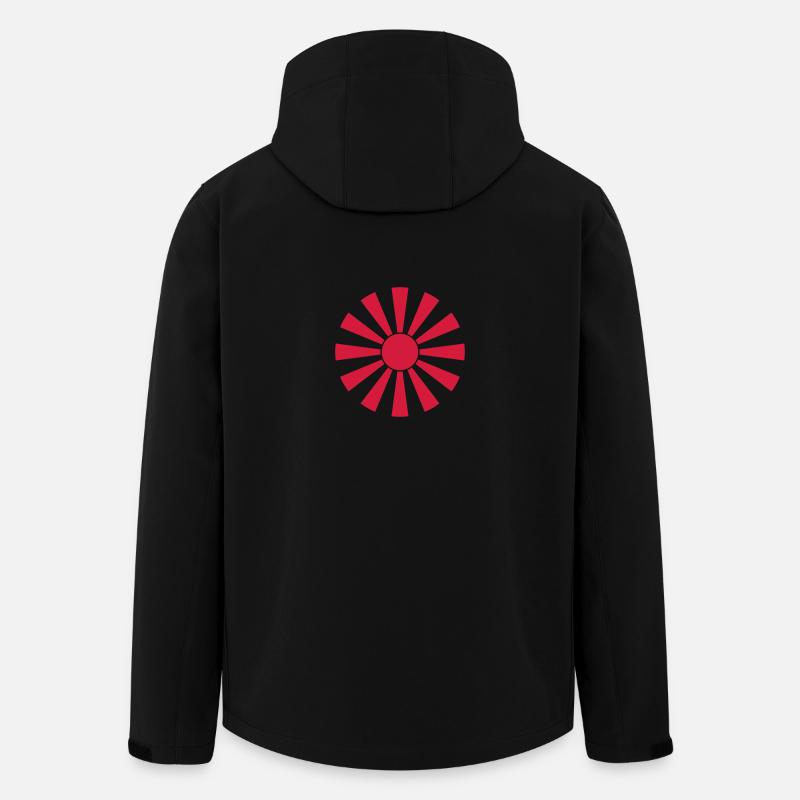 Japanisches Wappen 014 - Recycelte Männer Softshell-Jacke von Stanley/Stella - Schwarz