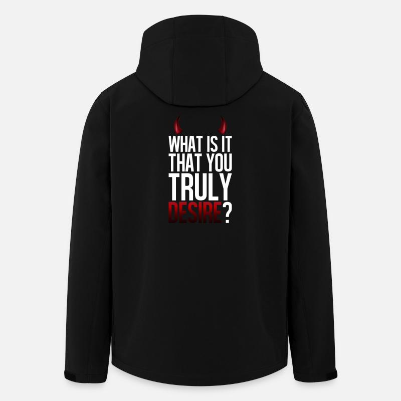 Truly Desire Frage-Tee - Recycelte Männer Softshell-Jacke von Stanley/Stella - Schwarz