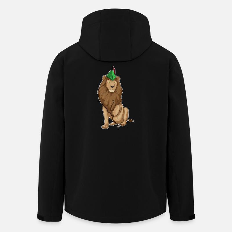 Löwe Bogenschütze Bogen - Recycelte Männer Softshell-Jacke von Stanley/Stella - Schwarz